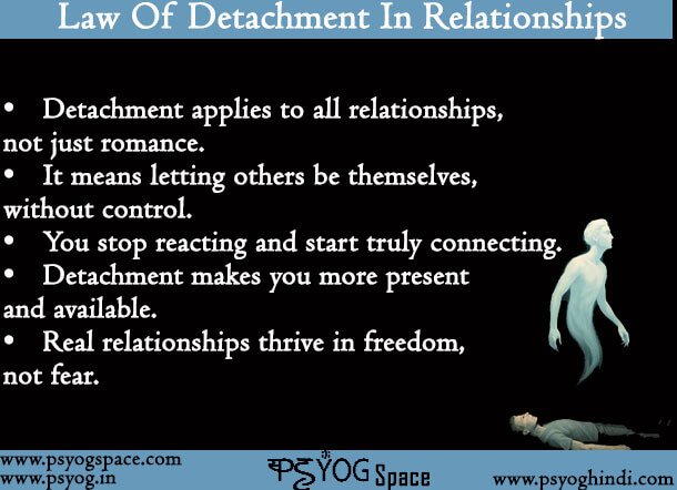 Law Of Detachment In Relationships