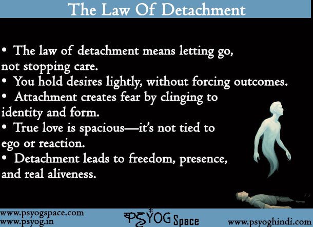 The Law Of Detachment