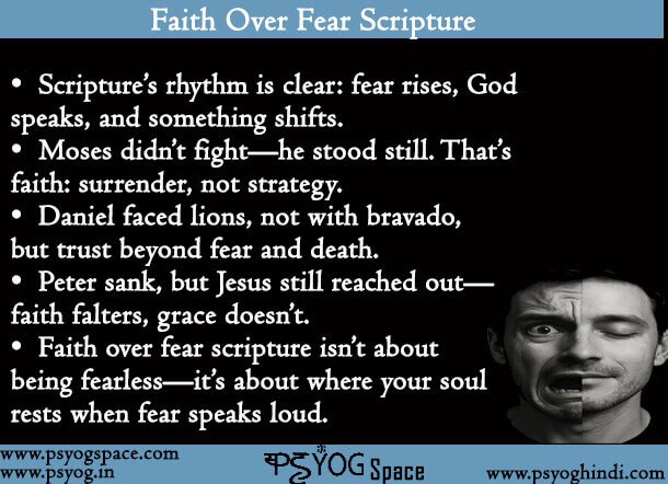 Faith Over Fear Scripture