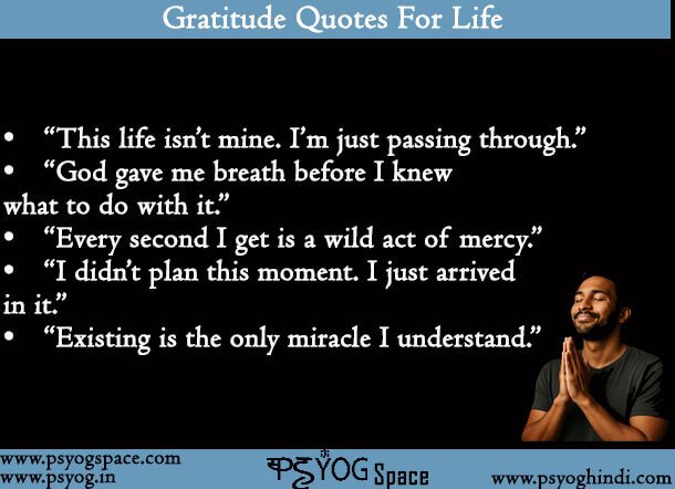 Gratitude Quotes For Life