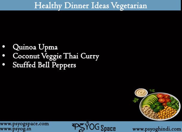 Healthy Dinner Ideas Vegetarian