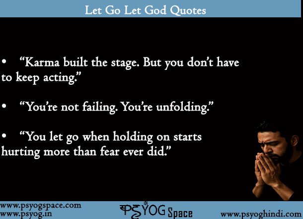 Let Go Let God Quotes