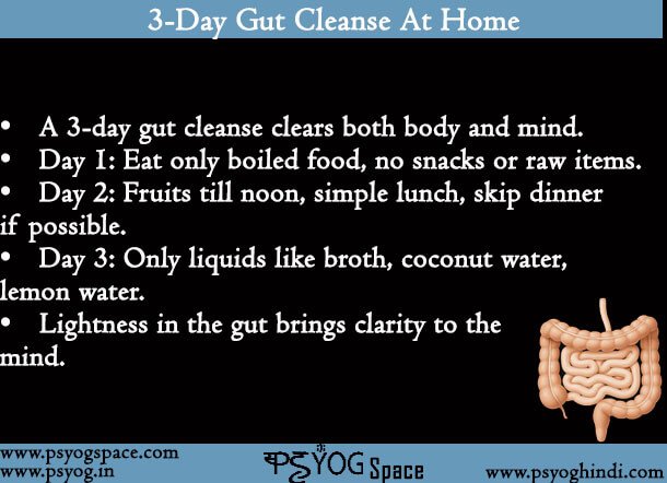 3-Day Gut Cleanse At Home