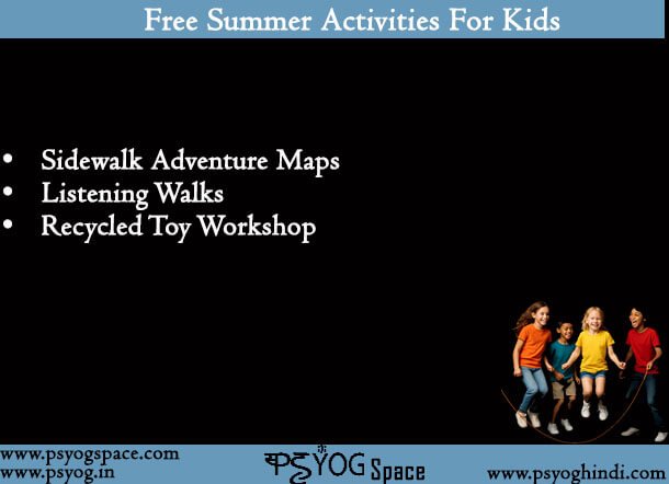 Free Summer Activities For Kids