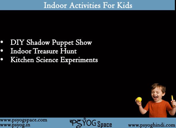 Indoor Activities For Kids