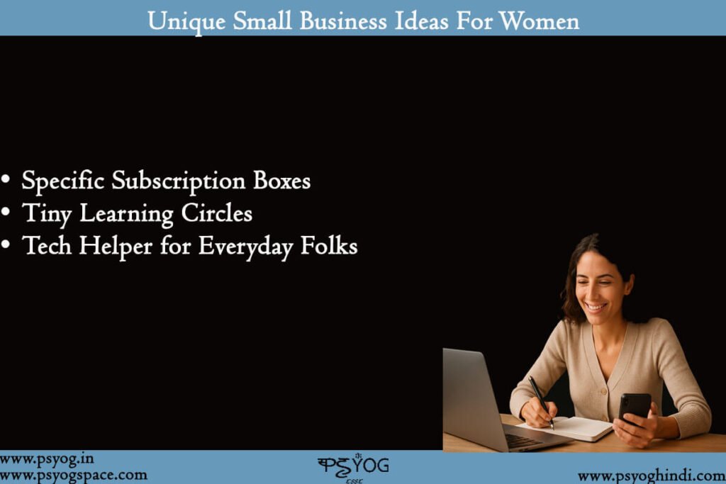 Unique Small Business Ideas For Women