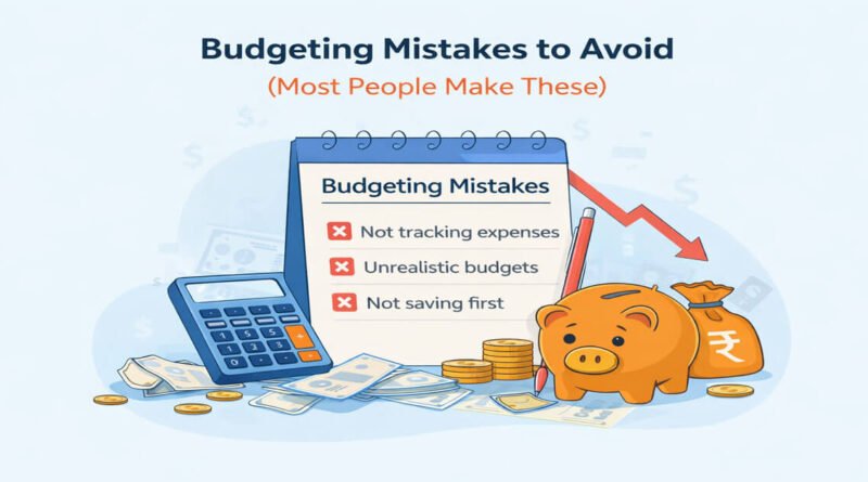 illustration of budgeting mistakes people make