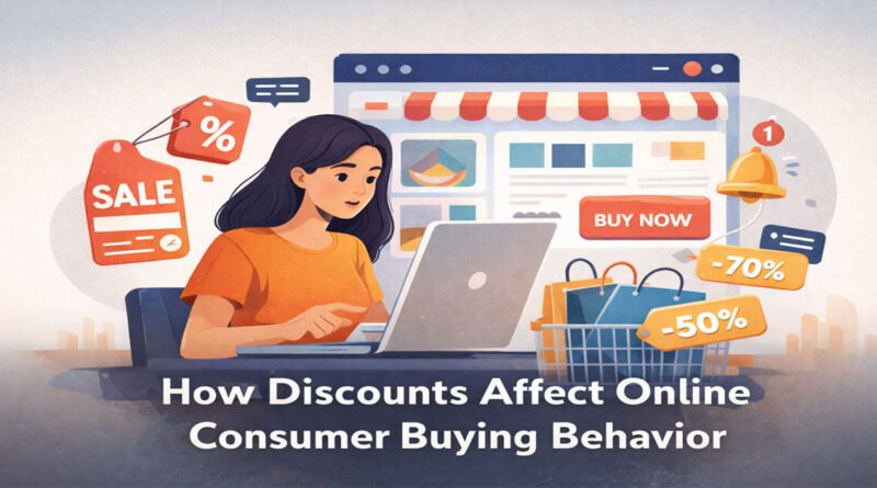 How discounts affect online consumer buying behavior in online shopping sales and discount psychology