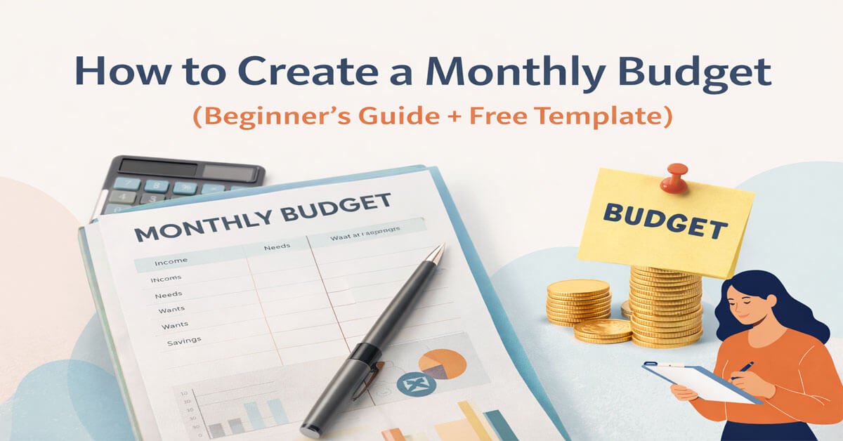 How to Create a Monthly Budget (Step-by-Step for Beginners)